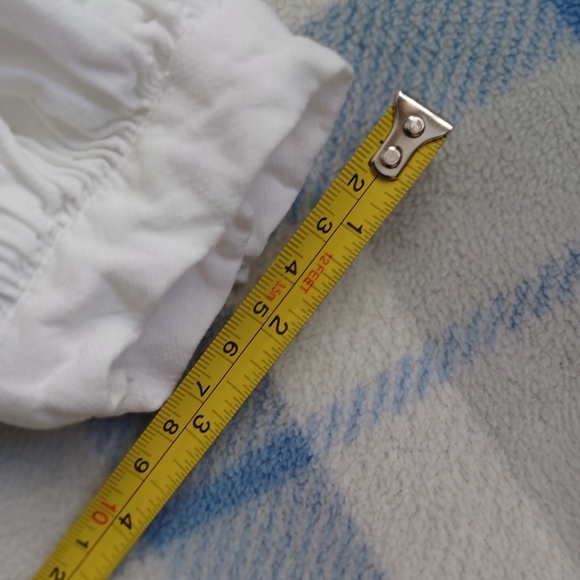 Maeve Anthropologie White Linen Top Boat Neck Balloon Sleeve Women Sz 4 Peasant - Picture 14 of 14